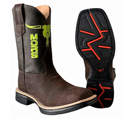 BOTA MASC MDRS CRAZY HORSE CAFE/VERDE - DJANGUS WEST