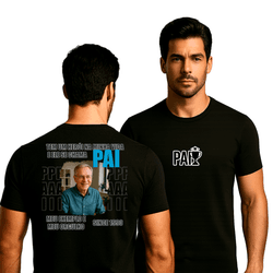 Camiseta Manga Curta Personalizada com a foto no s... - DJON