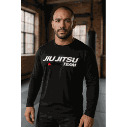 Camiseta Manga Longa Rash Guard para Jiu- Jitsu em... - DJON