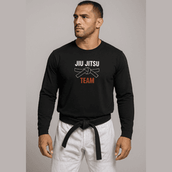 Camiseta Manga Longa Rash Guard para Jiu- Jitsu.02... - DJON