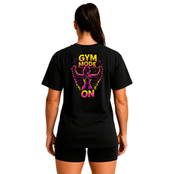 Camsieta Ovesized Feminina Fitness GYM MODE ON - O... - DJON