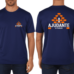 Camiseta Manga Curta de Uniforme para Ajudante de... - DJON