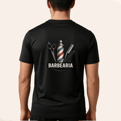 Camiseta Manga Curta de Uniforme para Barbeiro ou ... - DJON