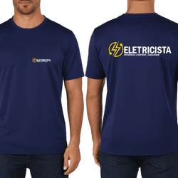 Camiseta Manga Curta de Uniforme para Eletricista ... - DJON