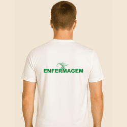 Camiseta Manga Curta de Uniforme de curso ou traba... - DJON