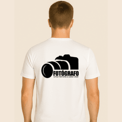 Camiseta Manga Curta de Uniforme para Fotógrafo e ... - DJON