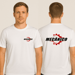 Camiseta de uniforme para Mecânico Branca - MECAN-... - DJON