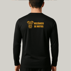 Camiseta Manga Longa Uniforme para Mecânico de Mot... - DJON