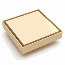 RALO INVISIVEL QUADRADO 11X11 BEGE - ALC-RD100-BEG - Docvi Distribuidora