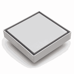 RALO INVISIVEL QUADRADO 11X11 CINZA - ALC-RD100CIN... - Docvi Distribuidora