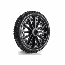 PNEU EM P.U MACIÇO RD05-UNI-43MM + BUCHAS UNIVERSA... - Docvi Distribuidora