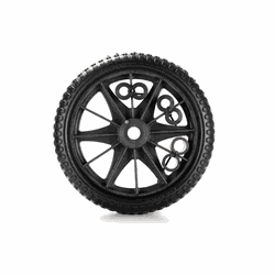 PNEU EM P.U MACIÇO RD05-BE BUCHA 25 MM - ALC-RD05B... - Docvi Distribuidora