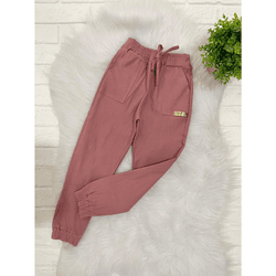 Calça Jogger Rosê - Dondokinha Kids