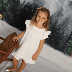 Vestido Clara Branco - Dondokinha Kids