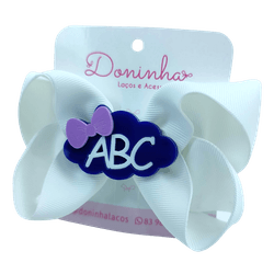 Laço Boutique ABC Nuvem M - Doninha Laços