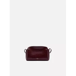 Bolsa Arezzo Tiracolo Vermelha Croco Pequena Textura