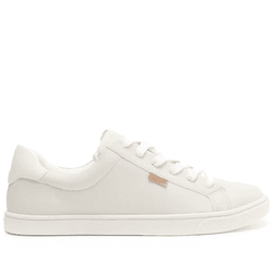 Tênis De Amarrar Branco Basic - Donna Lu