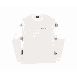 Record Labels Long Sleeve Disturb Off White - 4747 - DREAMS SKATESHOP