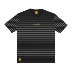 Camiseta Plano C Logo Listrada Corporation Black -... - DREAMS SKATESHOP