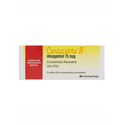 Cerazette Desogestrel 75mcg 84 comprimidos - 6208 - Drogacenter