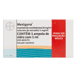  Mesigyna Enantato de Noretisterona 50mg/ml + Vale... - Drogacenter