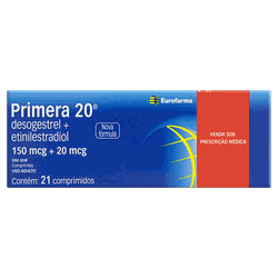 Primera 20 Etinilestradiol 20mcg + Desogestrel 150... - Drogacenter