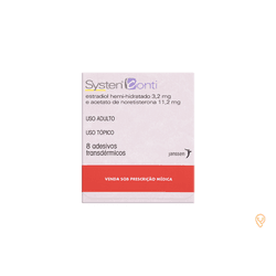 Systen Conti Estradiol 3,2mg + Acetato de Noretist... - Drogacenter