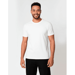 Camiseta Básica Masculina Branca Manga Curta - cm0... - Duck Custom EPI