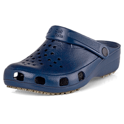 Babuche Antiderrapante BB31 Azul Marinho Soft work... - Duck Custom EPI