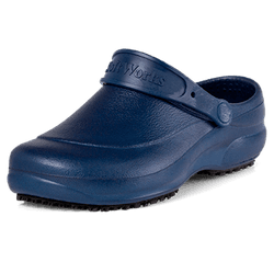 Babuche Antiderrapante BB60 Azul Marinho Soft Work... - Duck Custom EPI