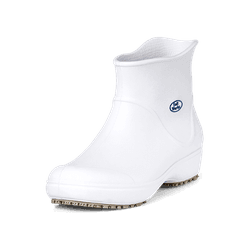 Bota Cano Curto Antiderrapante BB85 Branco Soft Wo... - Duck Custom EPI