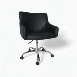 Poltrona Esmeralda Giratória Corino Sintético - 30... - DVL Office Cadeiras e Estofados