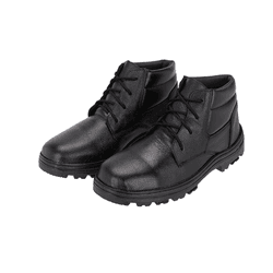 Bota De Couro Masculina Preta Bico Reforçado - 628... - ECOMMERCEVERSO
