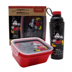 Kit Garrafa + Marmita (Mickey Mouse) - 15635 - ECOMMERCEVERSO