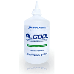 Álcool Isopropílico 500ml. - Eletrônica Faria