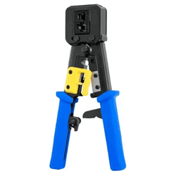 Alicate Crimpador RJ45/RJ11/RJ12 - Alças com catra... - Eletrônica Faria