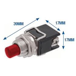 Chave Push Pulsante 8A 125V 4A 250V 2 VERMELHO (No... - Eletrônica Faria