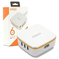 Carregador Tomada Com USB Auto-ID 6 portas Usb Kai... - Eletrônica Faria