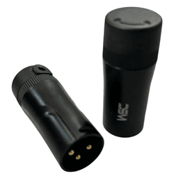 Plug Xlr Macho Rotativo Low Profile Rack - Eletrônica Faria