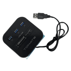 HUB USB 2.0 Leitor de Cartão 480Mbps MST-008 Tomat... - Eletrônica Faria