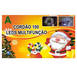 Pisca-Pisca 100 leds multifunção 9M 110V (Branco F... - Eletrônica Faria