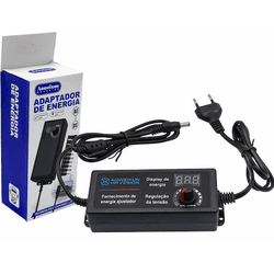 Fonte 12V 3A Ajustável - Dimmer 3-12V - Eletrônica Faria