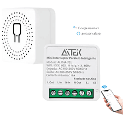 Mini Interruptor Paralelo Inteligente 16A Aitek - Eletrônica Faria