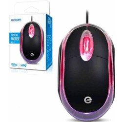 Mouse Optico com Fio USB Exbom MS-9 - 1000DPI - Eletrônica Faria