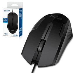 Mouse Optico com Fio USB Exbom MS-71 - 1200DPI - Eletrônica Faria