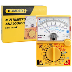 Multímetro Analógico Bomder BOM-6001 - Eletrônica Faria