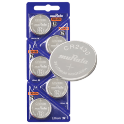 Bateria CR2430 3V muRata - Cartela com 5un. - Eletrônica Faria