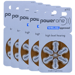 Pilha Auditiva 1.4v Powerone mod. n.312 (COM 4 CAR... - Eletrônica Faria