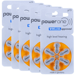 Pilha Auditiva 1.4v Powerone mod. n.13 (COM 4 CART... - Eletrônica Faria