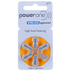 Pilha Auditiva 1.4v Powerone mod. n.13 - Eletrônica Faria